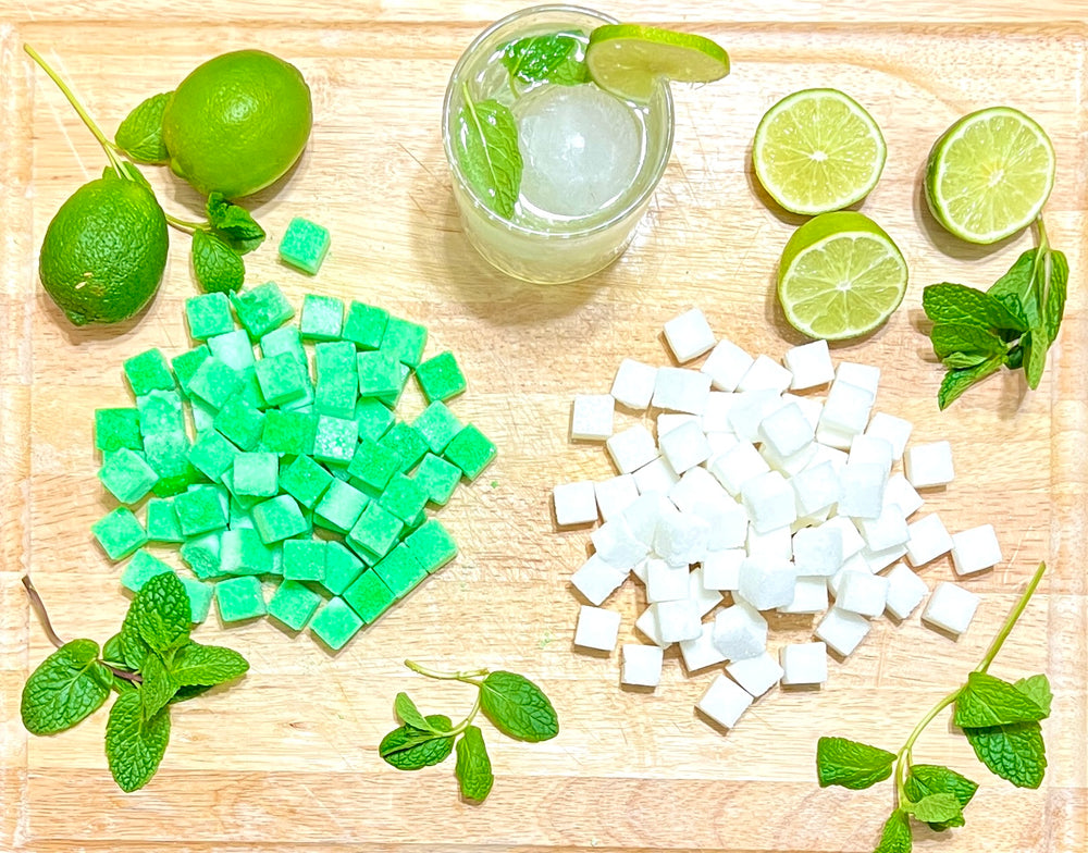 
                  
                    Mojito - Cocktail Ready Infused Sugar Cubes…Just add Rum and Sparkling Water
                  
                